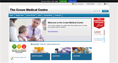 Desktop Screenshot of crownmedicalcentre.co.uk